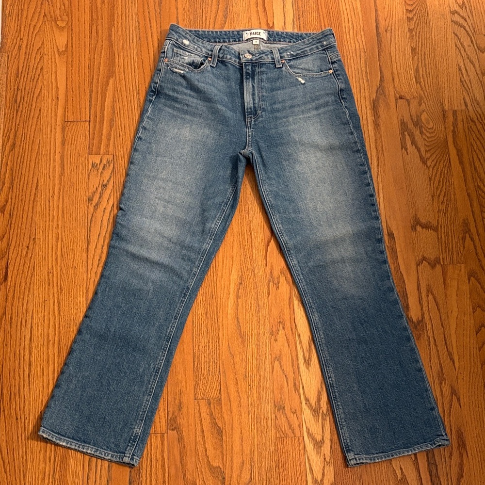 Paige Collette Crop Denim Jeans Size 28 - Picture 2 of 7